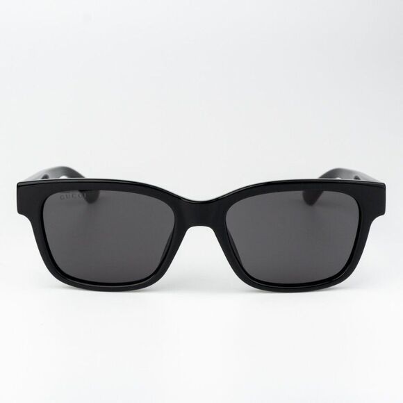 NEW GG1716S 001 Black Grey Square Unisex Sunglasses